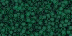 TOHO - Treasure #1 (11/0) : Transparent-Frosted Green Emerald