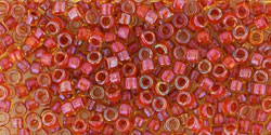 TOHO - Treasure #1 (11/0) : Inside-Color Jonquil/Brick Red-Lined